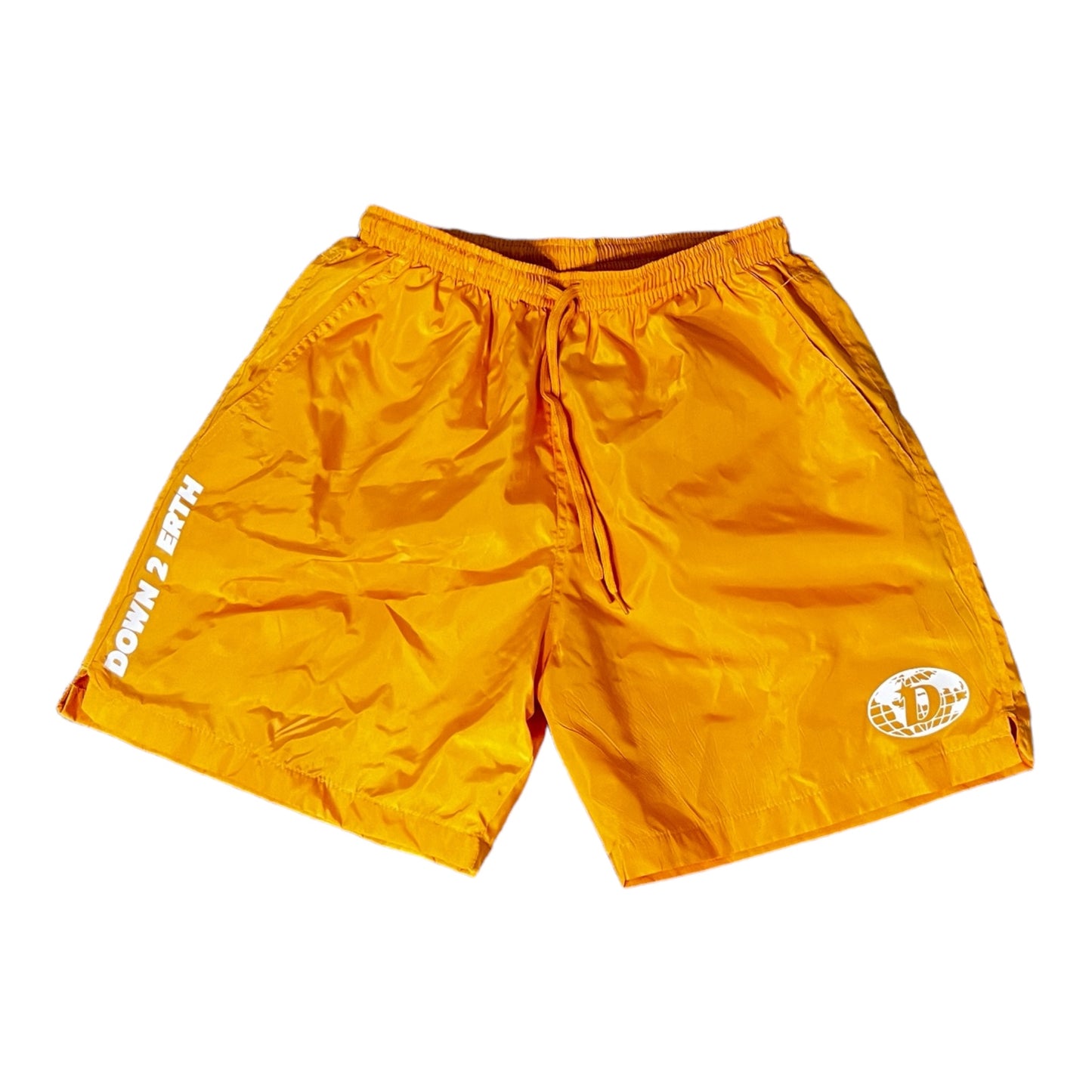 Gold Summer Nylon Shorts